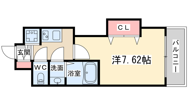 【間取り】 | ラグゼ天神橋
