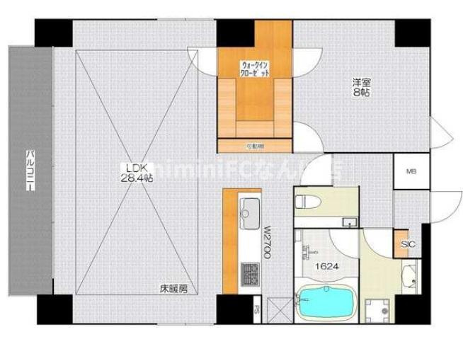 BRAVE北新町の間取り|現状有姿
