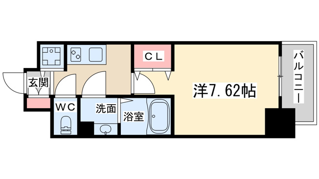 【間取り】 | ラグゼ天神橋