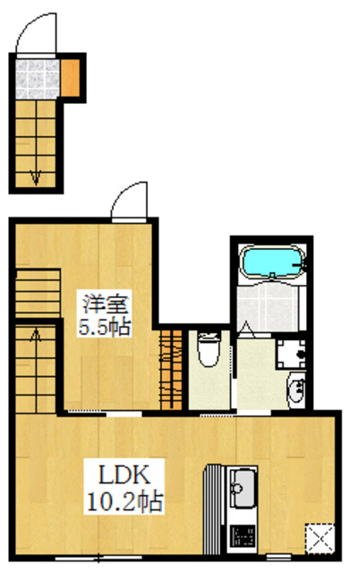 Ｇｌａｎｚ王子神谷の間取り|１LDKのお部屋です！