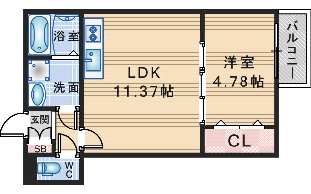 ソフィアウエストの間取り