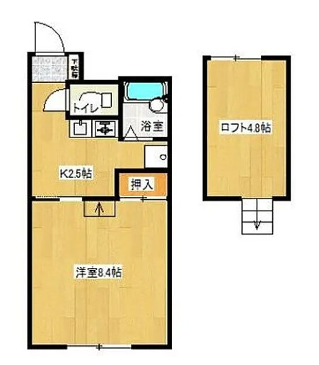 ウッドワン2番館の間取り