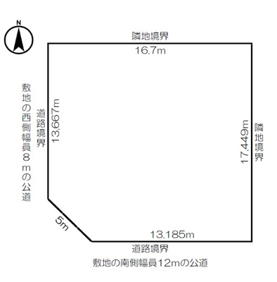 【区画図】 | 北見市緑町土地