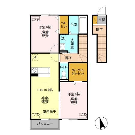 パストラルコートの間取り