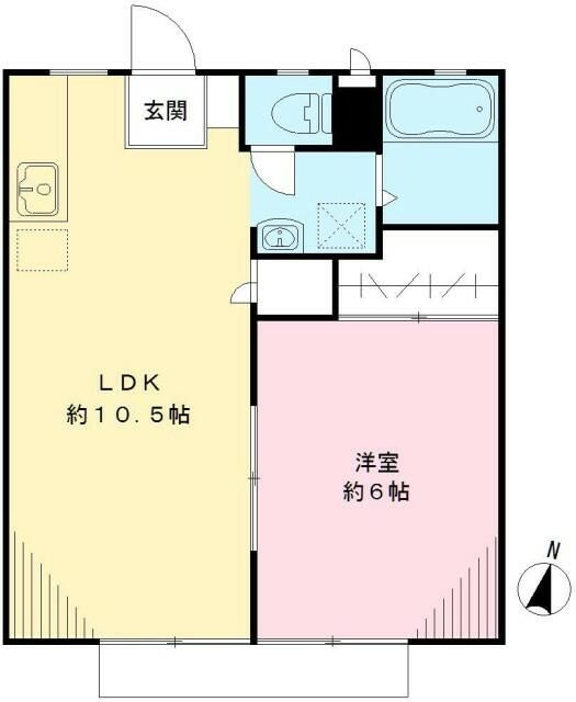 カーサパピヨンⅦの間取り