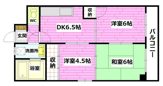 ピュアハイツの間取り