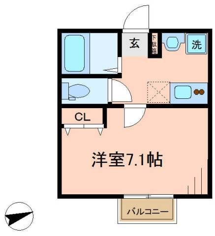 キャメル川口朝日の間取り