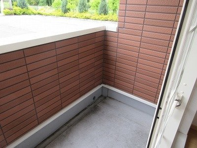 サンハイツ北六甲五番館のバルコニー
