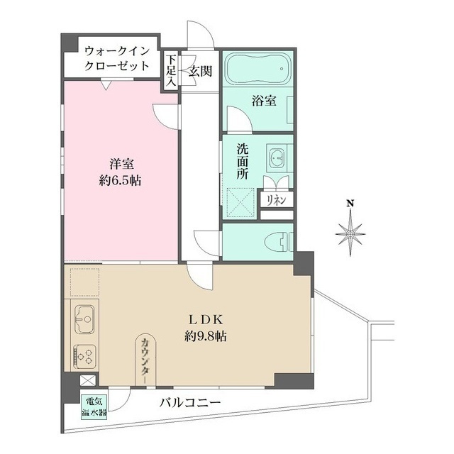 麓ASHIYAの間取り