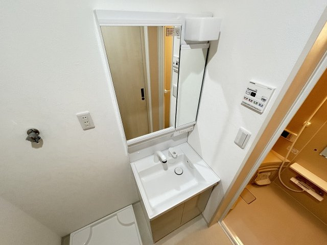 ヴェルメゾン三津屋中の独立洗面台