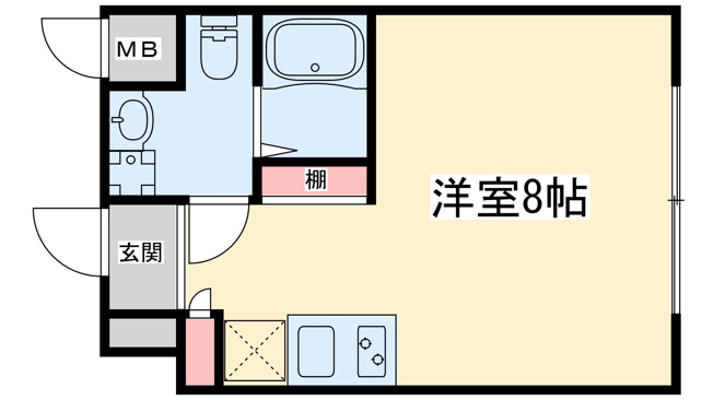 【間取り】 | セレステ東中島