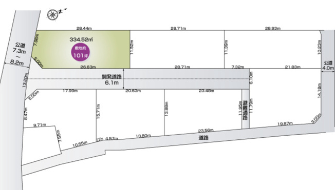 【区画図】 | 羽生市大字上岩瀬　新築戸建　全7棟　6号棟