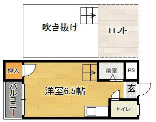 アメニティIN久留米Ⅰ【10,000円キャッシュバック対象物件】の間取り