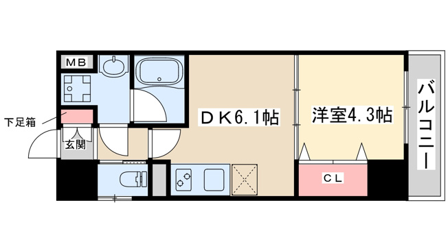 【間取り】 | リッジガーデン江坂1