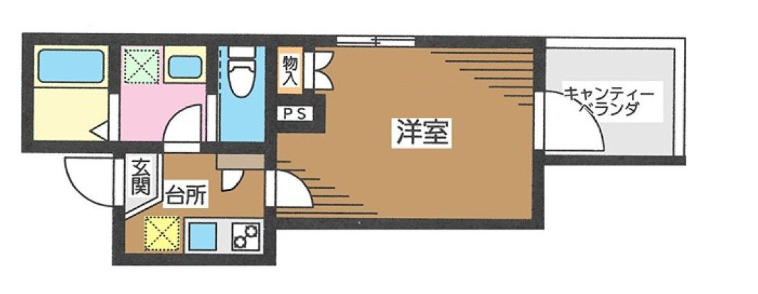 グランディールの間取り|間取りです。