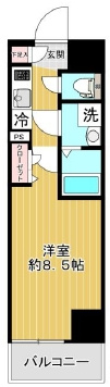SHOKEN Residence亀戸の間取り|間取りです。