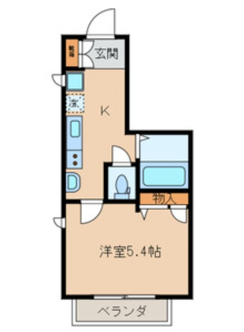 Ｙ‘ｓ　Ｔｅｒｒａｃｅ(ﾜｲｽﾞﾃﾗｽ)の間取り|間取りです。
