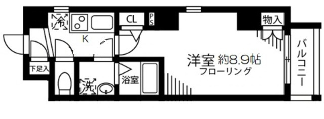 MAISON ASAKUSA G2の間取り|間取りです。
