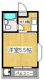 isメゾン西船橋の間取り