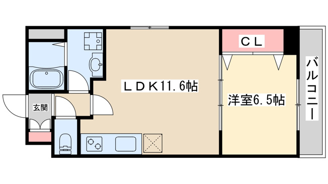 【間取り】 | リバレイン江坂