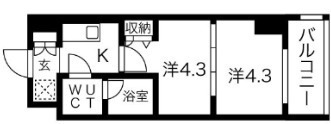スパシエ蒲田グランドタワーの間取り