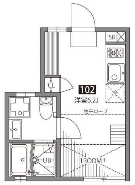 ソシガヤテラスSの間取り