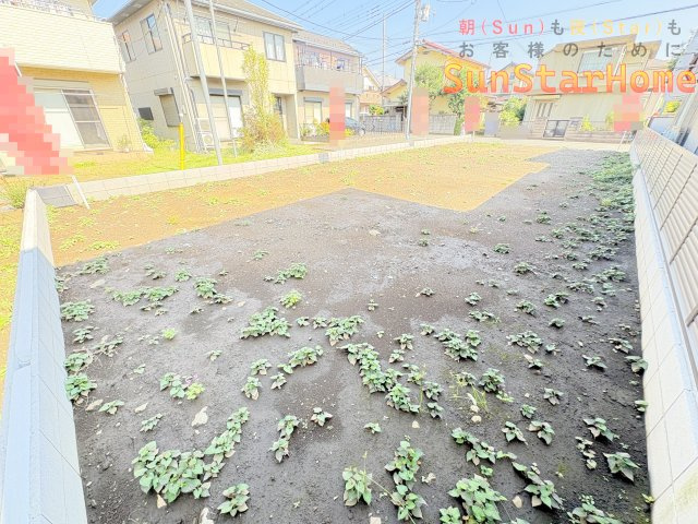 【サンスターホーム】福生市福生　建築条件無し売地の外観