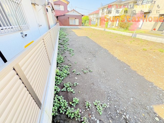 【サンスターホーム】福生市福生　建築条件無し売地の外観
