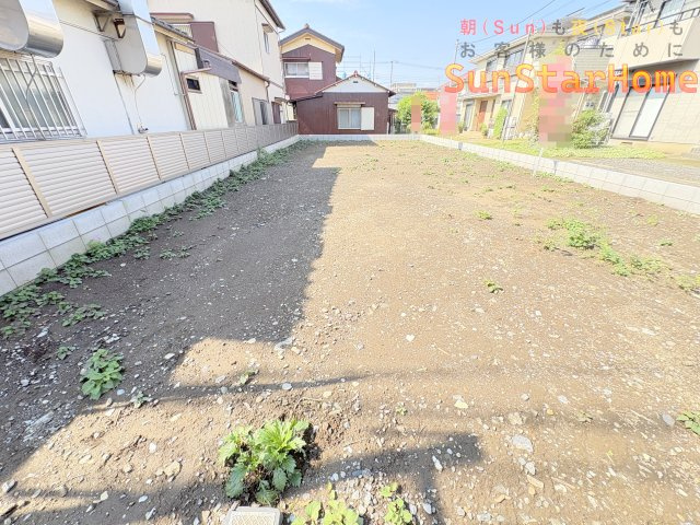 【サンスターホーム】福生市福生　建築条件無し売地の外観