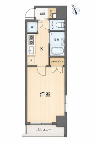 スカイコート秋葉原の間取り