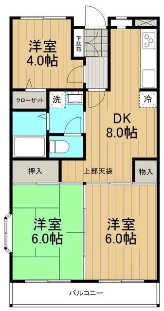 サニーヒル長後の間取り