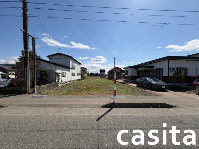 【外観】 | 【建築条件なし】大仙市北楢岡 北側南側２面接道の住宅用地、事業用地 156.15坪