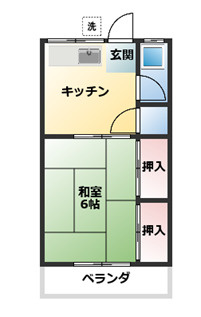 アドア荘の間取り