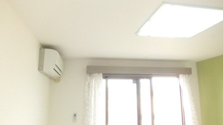 二子町ハイツの設備|エアコン付きです。