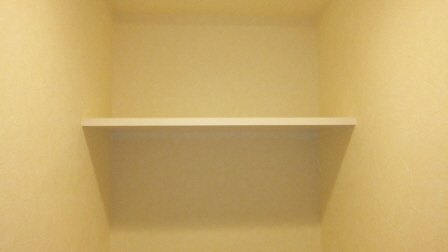プライマル西船橋のトイレ|トイレ上部に棚あります