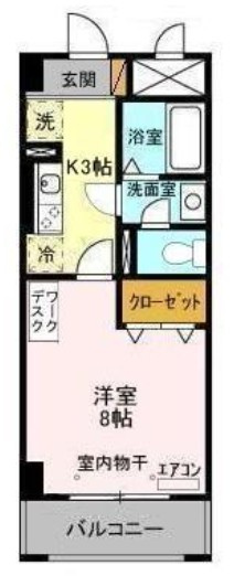 仲介手数料（賃料の1.10ヵ月）の50％OFF対象物件！の間取り