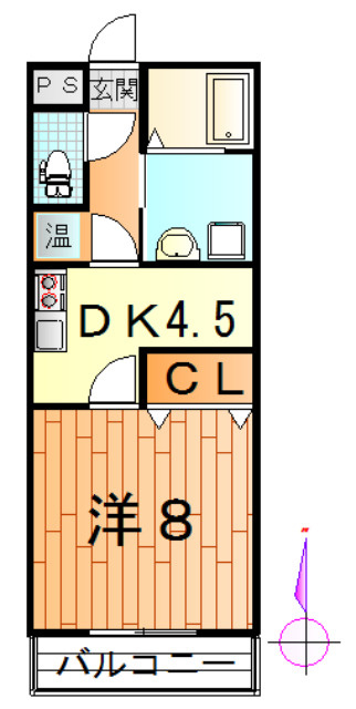 ガーデンヒルズ小白川の間取り
