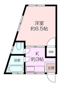 絨毯張りの洋室です