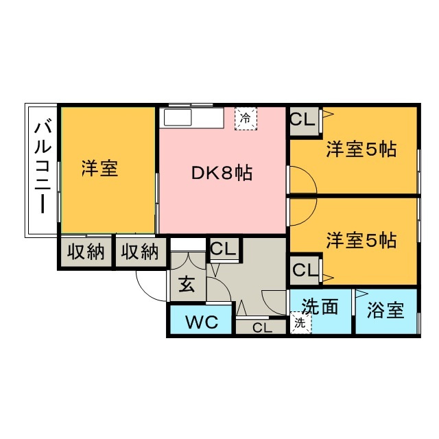 スクエアⅢの間取り