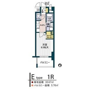 淀川ウエストタワーの間取り
