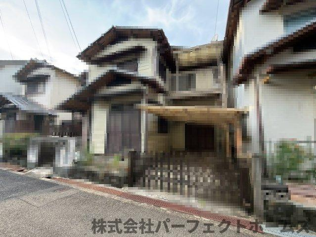 西禁野町1丁目戸建の前面道路含む現地写真|建設予定地です