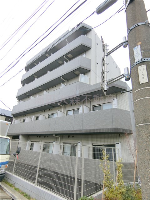 CREST　TAPP羽田の外観|2022年9月築　RC鉄筋コンクリート造地上6階建て総戸数36戸のペット可分譲賃貸マンション！東京都大田区羽田2丁目　京急空港線大鳥居駅徒歩10分、穴守稲荷駅7分