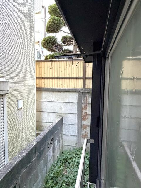 恵山荘の展望|竿掛けあり