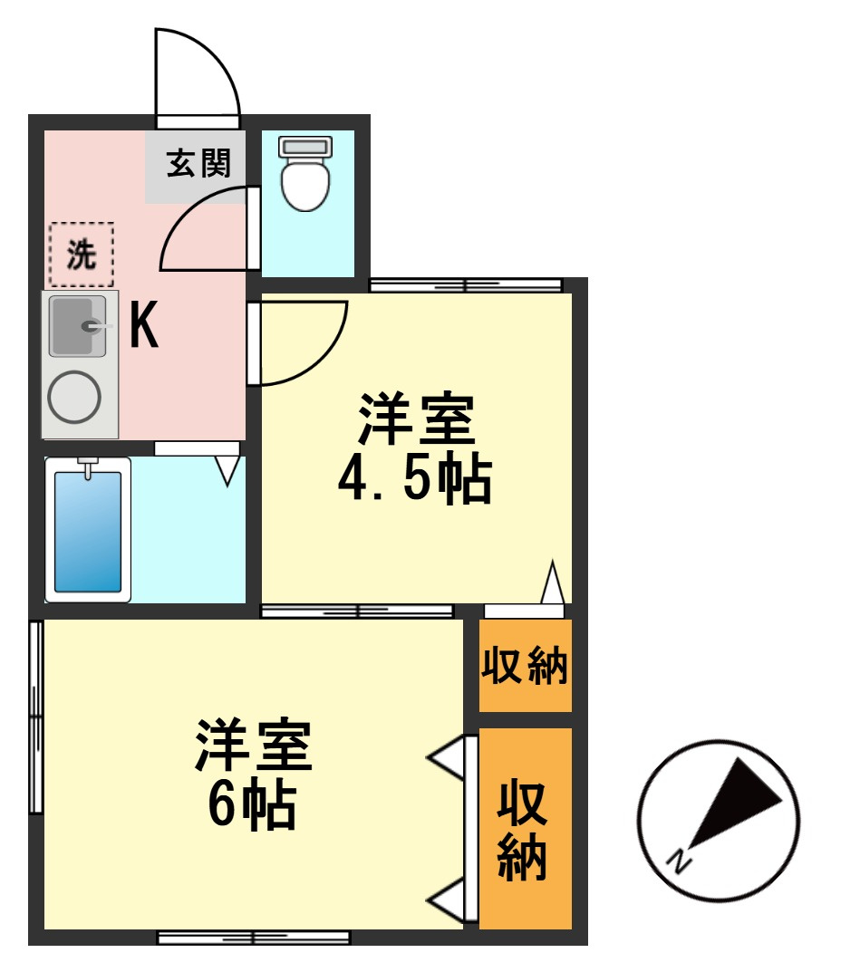 恵山荘の間取り