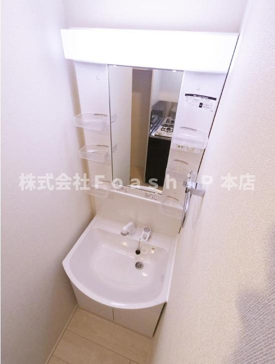 ハーモニーテラス高野台Ⅱの独立洗面台