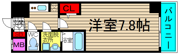 アーデンタワー西本町の間取り