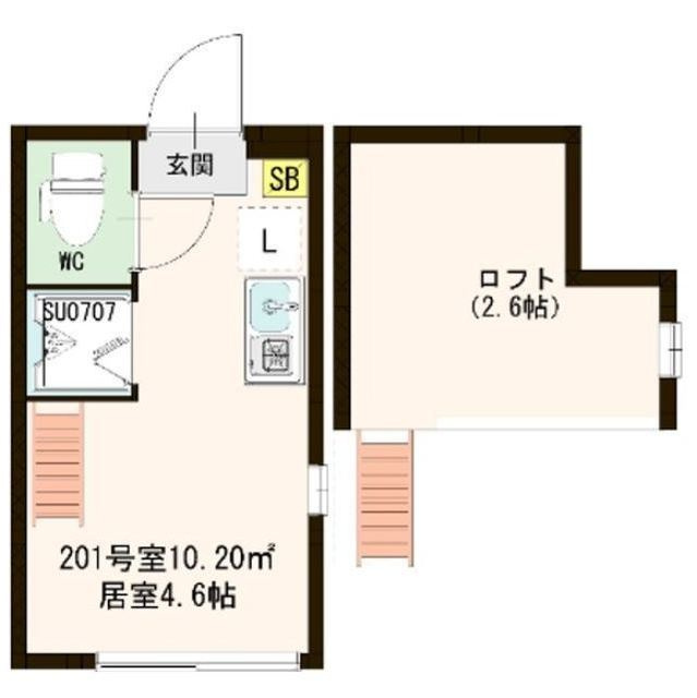 コンフォタリア高田馬場の間取り
