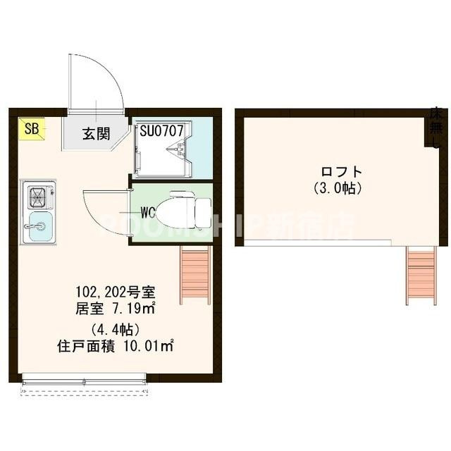 レジデンス中野本町の間取り
