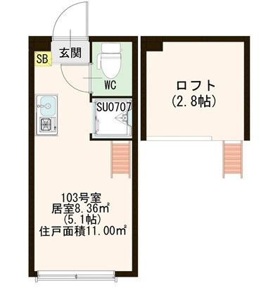 ラメールⅡの間取り