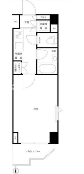 ルーブル西早稲田弐番館の間取り
